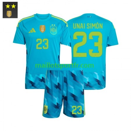 Maillot de Foot Espagne Unai Simon 23 Gardien Enfant Domicile 2026/27 Maillot de Foot Espagne Unai Simon 23 Gardien Enfant Domicile 2026/27